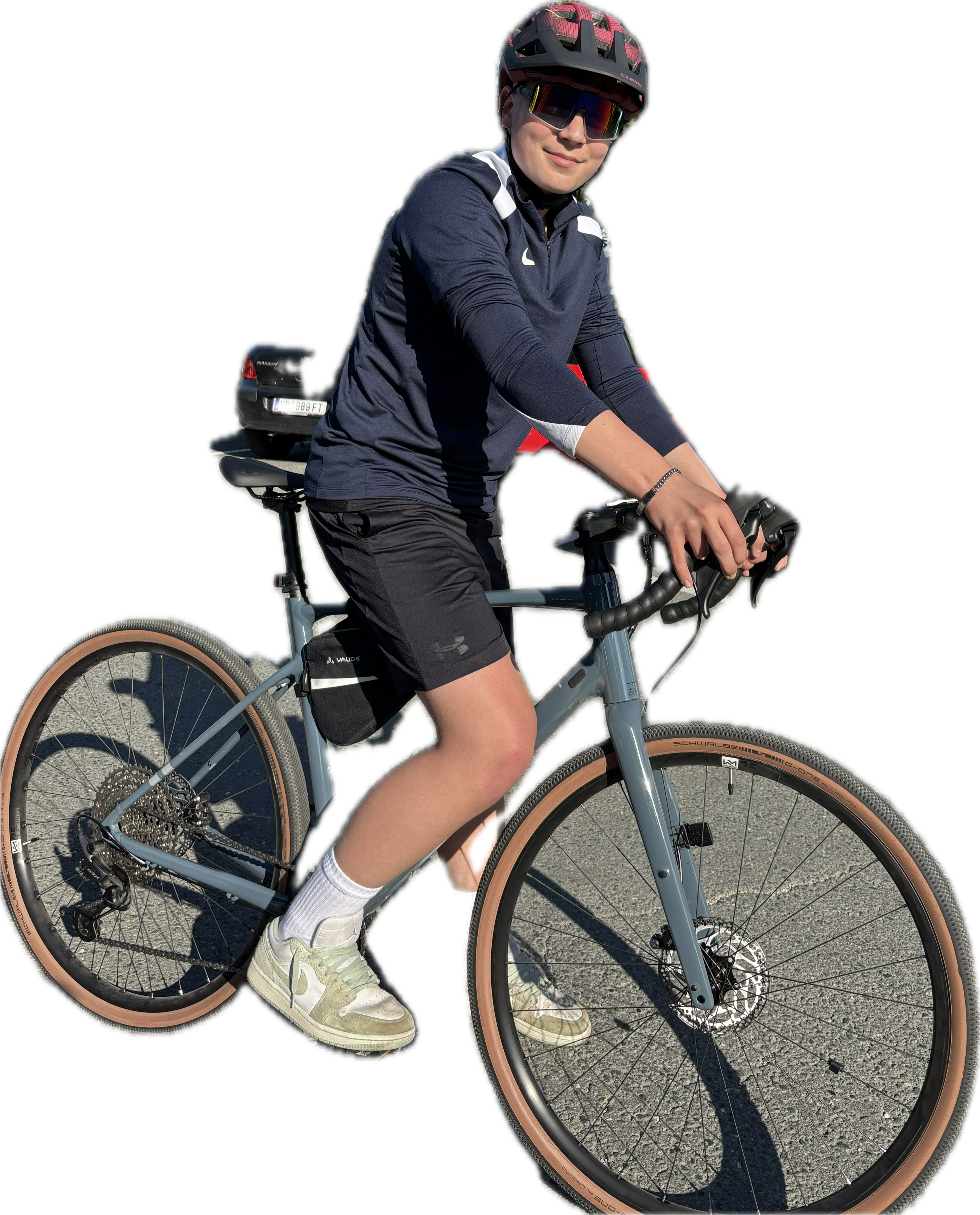  ICh beim Radfahren